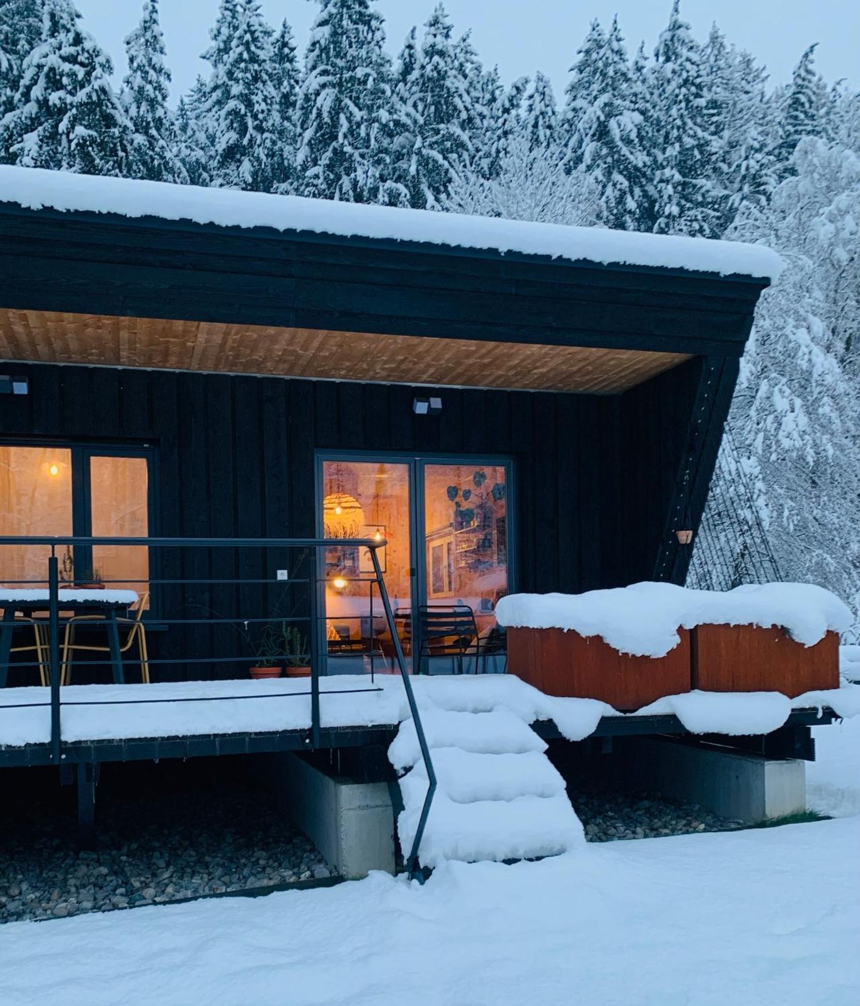Hjem - Tiny Homes Direkt Am Wald Zwischen Allgaeu & Bodensee Bergatreute Экстерьер фото