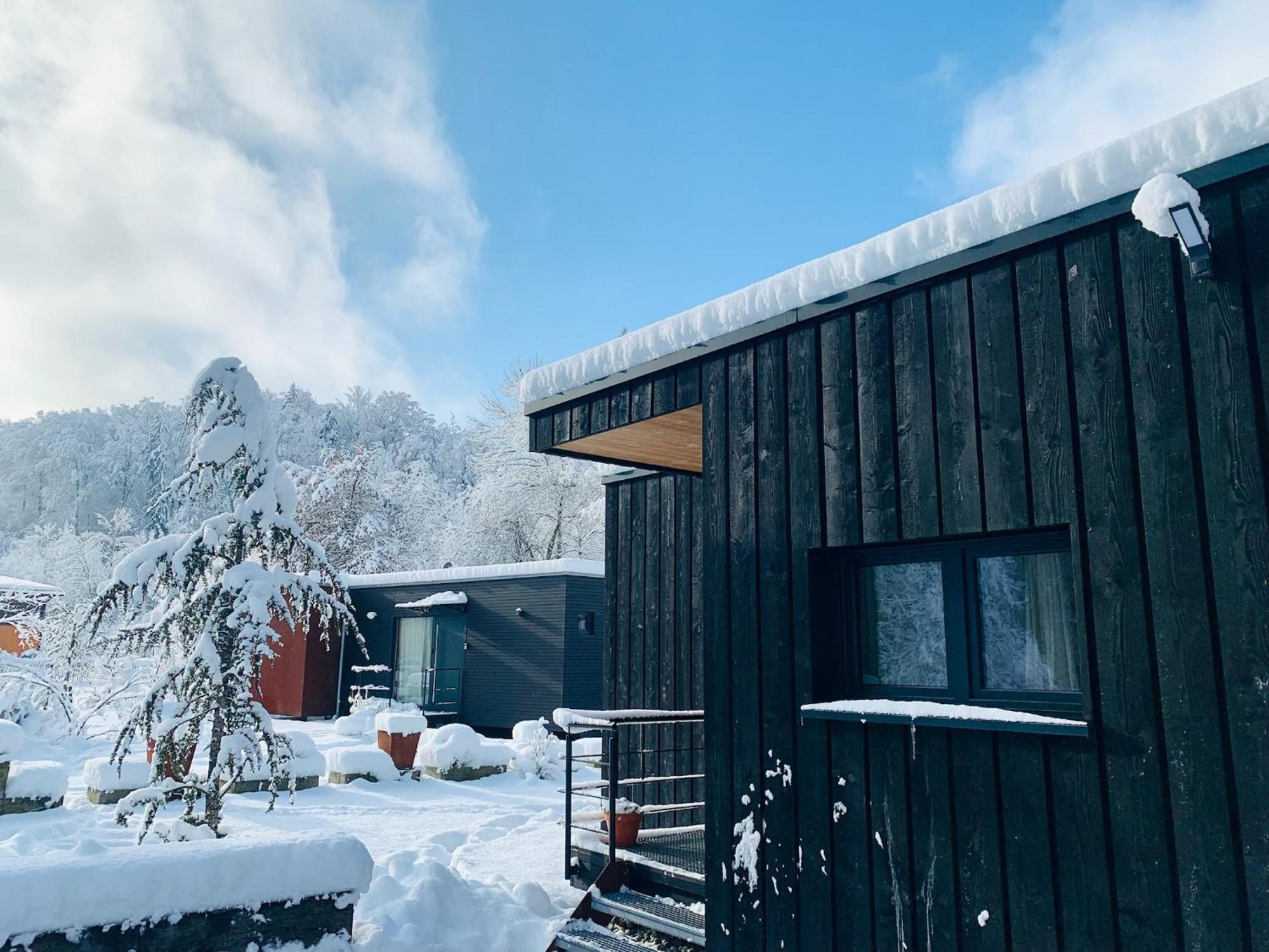 Hjem - Tiny Homes Direkt Am Wald Zwischen Allgaeu & Bodensee Bergatreute Экстерьер фото